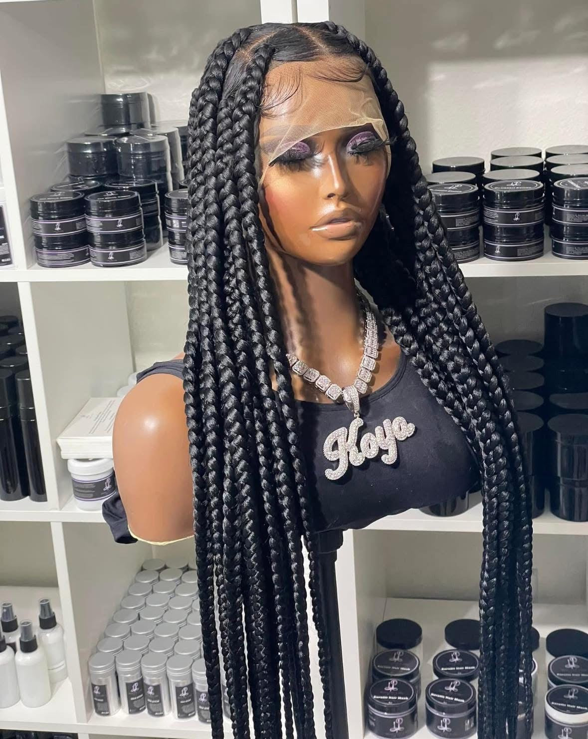 Large Knotless Full Lace Wig
